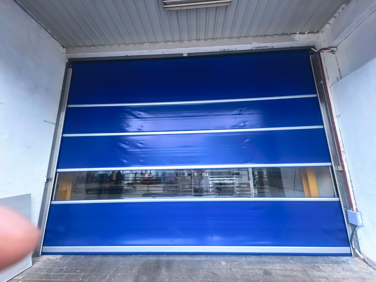 IMG-20250703-WA0018 Blue Colour Pvc High Speed Roller Shutter